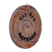 Groovy Swirlの従業員に感謝されカラフルる ダーツボード (正面左)