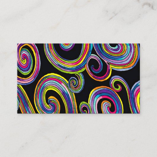 Groovy Swirls ~名刺 名刺 (正面)