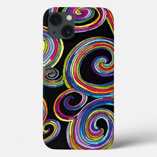 Groovy Swirls ～ iPadエアケース Case-Mate iPhoneケース (裏面)