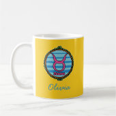 Groovy Taurus Custom コーヒーマグカップ (左)