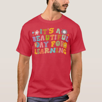 Groovy Teaのレトロは学美しい日だ Tシャツ