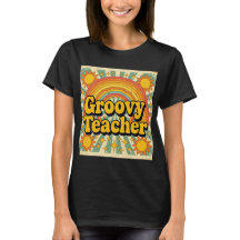 Groovy Teacher appreciation  Cute Retro Style 
