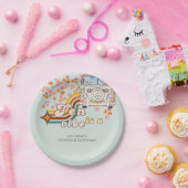 Groovy Tenはヴィベデイジーヴァン10歳の誕生日だ ペーパープレート (パーティー)