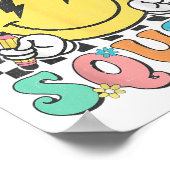 Groovy Test Day Testing Squad Motivation Teacher S ポスター (角)