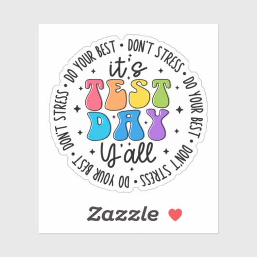 Groovy Testing Day先生 シール (シート)