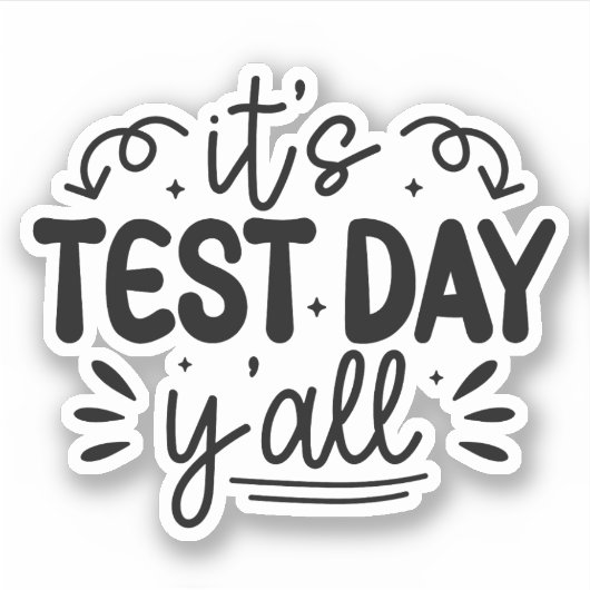 Groovy Testing Day先生 シール (正面)
