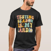 Groovy Testing Season Is My Cardio Students Test T Tシャツ (正面)