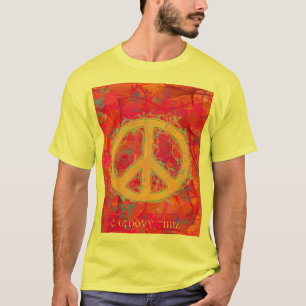 GROOVY TIMZ DESIGNER Tシャツ – ヒッピー – ピースギフト