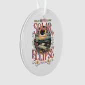 Groovy Total 太陽の Eclipse 2024年4月8日天文学 オーナメント (正面)