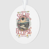 Groovy Total 太陽の Eclipse 2024年4月8日天文学 オーナメント (正面)