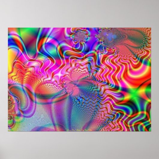 GROOVY TRIPPY PSYCHEDELIC POSTERS - BEST ART ポスター (正面)