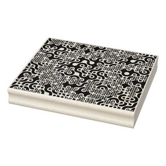 Groovy Truchetトリップ（幻覚体験）のようなタイル ラバースタンプ (スタンプ)