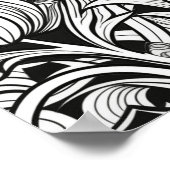 Groovy Tulipsポスターの色を付ける準備ができている ポスター (角)