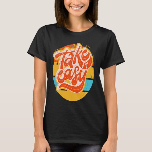 Groovy u201CTeasyu201Dレトロファンキー Tシャツ (正面)