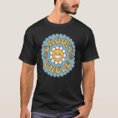 Groovy Uncle 70s Aesthetic Nostalgia 1970's Retro Tシャツ (正面)