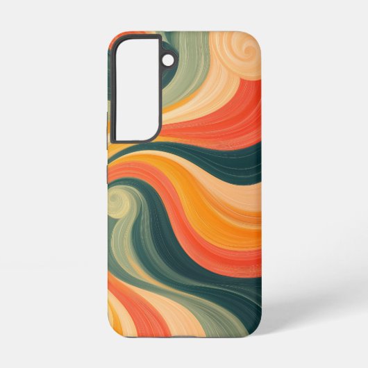 Groovy Wavesの電話ケース Samsung Galaxyケース (裏面)