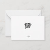 GROOVY WINTER WISHESホリデーグリーティングカード ノートカード (裏面)