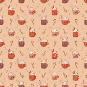 Groovy Xmas Blanket 70s Pastel Holiday Comfort フリースブランケット