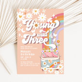 Groovy Young Wildと3歳の誕生日 招待状