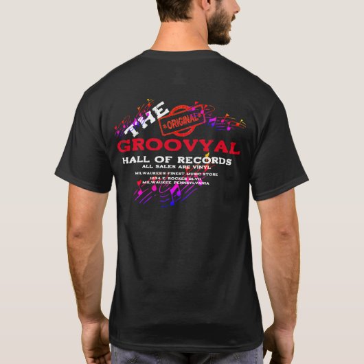 Groovyal Hall of Records Tシャツ (裏面)