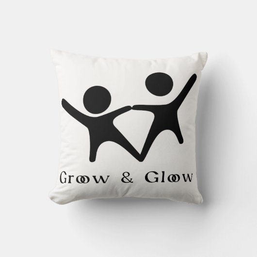 Groow & Glowベビー枕 – ソフト&サポート クッション (正面)