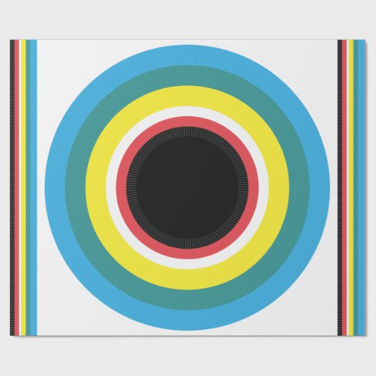 Grosgrain Wrapping Paper - Centerpiece 1 ラッピングペーパー (フラット)