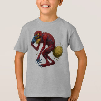 Gross Out Monster Farting Nose-Picking Creature Tシャツ
