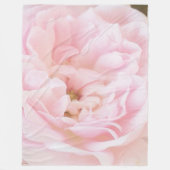 grosse Fleecedecke "Roses", rosa フリースブランケット (正面)