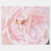 grosse Fleecedecke "Roses", rosa フリースブランケット (正面(横))
