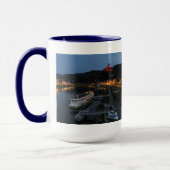 Große Ringer Tasse pulverblau Cochem an der Mosel マグカップ (左)