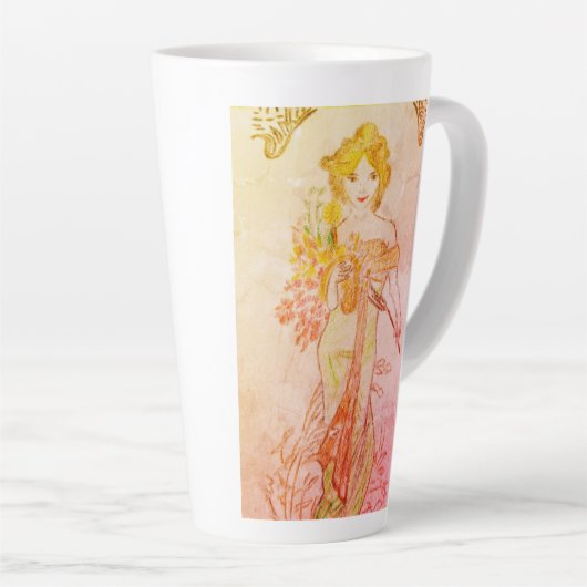 Große Tasse カフェラテマグ (右アングル)