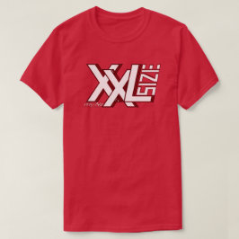 Grösse XXL - SIZE XXL - my Number  Designerschrift Tシャツ