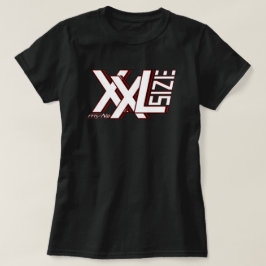 Grösse XXL - SIZE XXL - my Number  Designerschrift Tシャツ