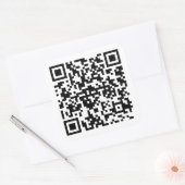 Großer Aufkleber 7,6 cm (6 pro Bogen) スクエアシール (封筒)