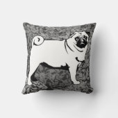 Großer und kleiner Mops クッション (裏面)