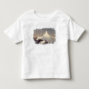 「Grossglockner」山の眺め トドラーTシャツ