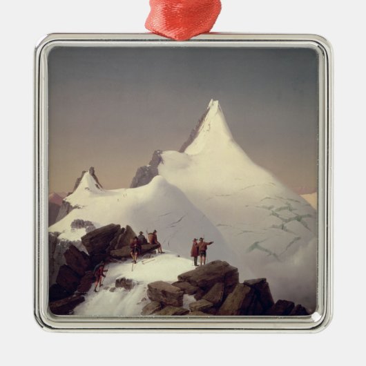 「Grossglockner」山の眺め メタルオーナメント (正面)