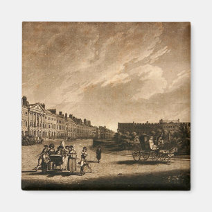 Grosvenorスクエア1789年の北側面の眺め マグネット