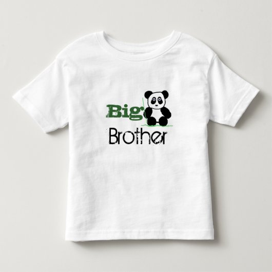 Grote broer (panda) shirt トドラーTシャツ (正面)
