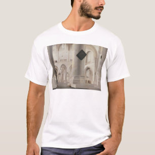 Grote Kerk、アムステルダム、c.1637のインテリア Tシャツ