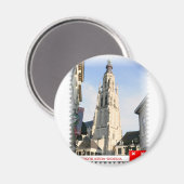 Grote Kerk, Breda, Nederland マグネット (正面/裏面)