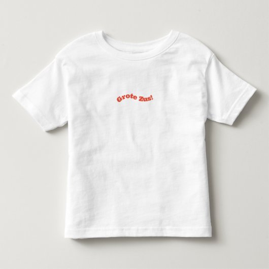 Grote Zus Nieuwe Baby Quote Peuter T-Shirt トドラーTシャツ (正面)