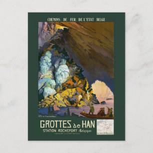 Grotes de Han Vintage Poster 1922 ポストカード