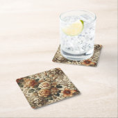 Grotesque Elegance – Gothic Victorian  スクエアペーパーコースター (インサイチュ)