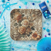 Grotesque Elegance – Gothic Victorian  ペーパープレート (パーティー)