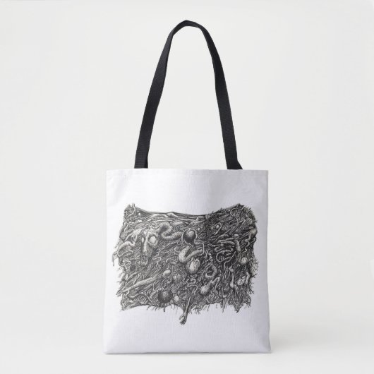 Grotesque Number 1, by Brian Benson Tote Bag トートバッグ (正面)