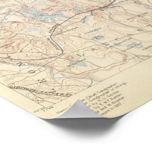 Groton, Massachusetts ポスター (角)