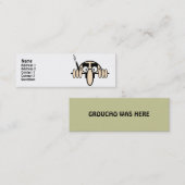 Grouchoはここにありました スキニー名刺 (正面/裏面)