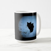 Grouchoマルクスの黒猫の引用文 コーヒーマグカップ (正面右)