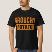 Grouchy Potato Couple Matching Thanksgiving Tシャツ (正面)